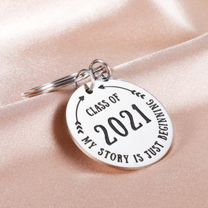 Class of 2021 Graduation Gifts for Him Her High School Graduation Seniors Nurse Masters Inspirational Keychain Gifts for College Medical Student Women Men Grads Coming of Age Presents for Son Daughter