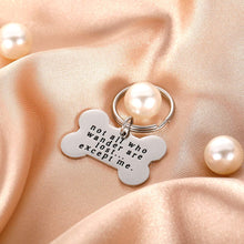 Load image into Gallery viewer, Funny Pet ID Tags for Dogs Collar for Kitten New Puppy Stainless Steel Not All Who Wander are Lost Except Me Cat Charm Christmas Gift Identification Charm
