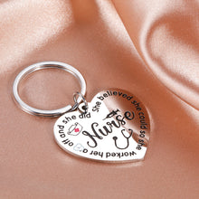 Load image into Gallery viewer, Nurse Christmas Gifts for Women Funny Nurse Appreciation Keychain for RN Nurse Week Graduation Gifts for Her Nursing School Students Birthday Thank You Gifts for Registered Nurse Practitioner Female
