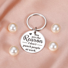 Load image into Gallery viewer, Employee Appreciation Gifts Funny Keychain for Coworker Leaving Office Colleague Going Away Boss Day Farewell Gifts for Manager Leader Thank You Retirement Gifts for Women Men Promotion Christmas Gift
