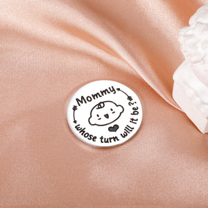 Funny New Baby Gifts for First Time Mom Dad New Parents Decision Coin Expecting Mom Pregnancy Gifts for Women Mommy Daddy to be Baby Shower Christmas Birthday Mothers Fathers Day Presents Double Sided Brand: Trikalika