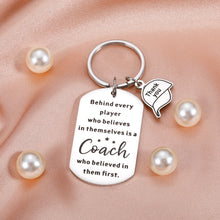 Load image into Gallery viewer, Coach Thank You Gifts for Men Football Soccer Basketball Coach Appreciation Gifts Sports Match Cheer Keychain Volleyball Softball Swim Team Gifts Baseball Hockey Coach Christmas Retirement Birthday
