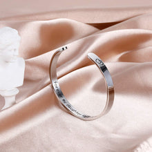 Load image into Gallery viewer, Inspirational Gifts Open Cuff Bracelet Daughter Jewelry for Women Daughter Her Teenager Girls from Mom Dad Mothers Day Birthday Thanksgiving Gifts

