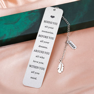 Class of 2023 Graduation Gifts Bookmark for Grads Seniors Inspirational Gifts for Women Men High School College Boys Girls Graduation Gifts for Nurse Master Medical Student Back to School Son Daughter