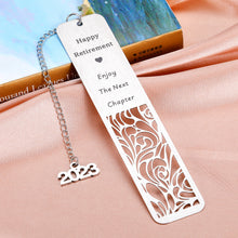 Load image into Gallery viewer, Retirement Gifts for Women Men 2023 Happy Retirement Employee Appreciation Gifts Bookmark for Coworker Office Colleague Teacher Nurse Appreciation Boss Manager Coach Farewell Going Away Retired Gifts
