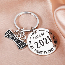 Load image into Gallery viewer, Class of 2021 Graduation Gifts for Him Her High School Graduation Seniors Nurse Masters Inspirational Keychain Gifts for College Medical Student Women Men Grads Coming of Age Presents for Son Daughter
