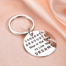 Load image into Gallery viewer, 2021 College Graduation Gifts for Him Her Boys Girls Senior Inspirational Gifts for High School Nurse Master Medical Students Son Daughter Keychain from Mom Dad Women Men Graduation Gifts for Friends
