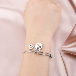 3Pcs Mothers Day Birthday Wedding Gift Bracelet Bangles Charms for Wife Teen Girls Women Kids Mom Daughter Wife Grandma Jewelry Present Silver Crystal Pendants Christmas Valentine's Day