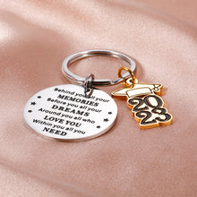 Load image into Gallery viewer, 2023 Graduation Gifts for Him Her Inspirational College High School Graduation Gifts for Senior Grad Gifts Keychain for Son Daughter Granddaughter Nurse Law School Students Master PhD Graduate Gifts
