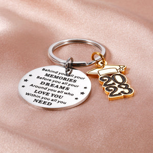 2023 Graduation Gifts for Him Her Inspirational College High School Graduation Gifts for Senior Grad Gifts Keychain for Son Daughter Granddaughter Nurse Law School Students Master PhD Graduate Gifts