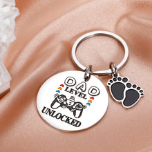 Load image into Gallery viewer, New Dad Keychain Gifts for First Time Dad to be Pregnancy Baby Announcement Expecting Dad Gifts New Daddy Fathers Day Valentines Gifts for Men Husband Boyfriend Christmas Birthday Soon to be Dad Gifts
