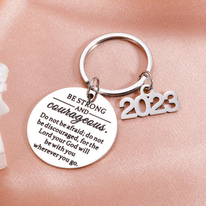 2023 Graduation Gifts Keychain Bible Verse Christian Gifts for High School College Students Inspirational Religious Gifts for Boys Girls Senior Grad Gifts for Nurse Master PhD Son Daughter Christmas