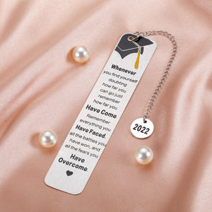 2022 Inspirational Graduation Bookmark Gifts for Women Men Encouragement Gifts for College High School Teen Boy Girl Senior Grads Nurse Motivational Gifts Book Lovers Friends Son Daughter from Mom Dad