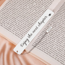 Load image into Gallery viewer, Inspirational Bookmark with Chain 2022 Christmas Graduation Gifts for Boy Girl Book Lovers Retirement Birthday Promotion Coworker Leaving Gifts for Women Men Boss Anniversary Wedding New Dad Mom Gifts
