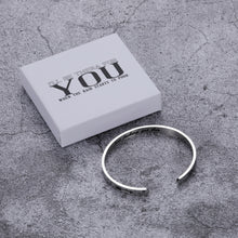 Load image into Gallery viewer, I&#39;ll Be There for You When The Rain Starts to Pour Birthday Graduation Gift for Her Inspirational Cuff Bangle for Women  Her
