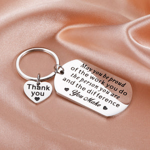 Boss Day Gifts for Women Men Employee Appreciation Gifts Keychain for Colleague Staff Coworker Leaving Going Away Gifts for Leader Coach Boss Lady Farewell Thank You Gifts for Nurse Teacher Retirement