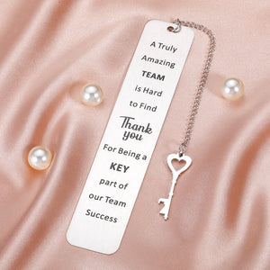 Coworker Team Gifts for Men Women Boss Employee Appreciation Gifts Bookmark for Office Colleagues Leader Thank You Retirement Gifts for Nurse Teacher Coach Farewell Going Away Birthday Teamwork Gifts