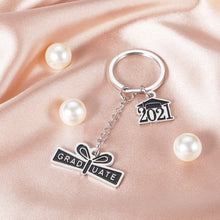 Load image into Gallery viewer, Graduation Gifts for Seniors Class of 2021 Keychain for Him Her College Master High School Graduation Gifts for Teen Boys Girls Best Friends Inspirational Charm Keyring for Son Daughter from Mom Dad
