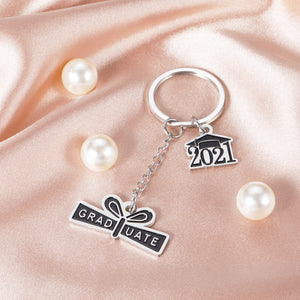 Graduation Gifts for Seniors Class of 2021 Keychain for Him Her College Master High School Graduation Gifts for Teen Boys Girls Best Friends Inspirational Charm Keyring for Son Daughter from Mom Dad