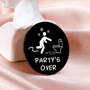 Funny Decision Coin for Men Women Party Animal Christmas Stocking Stuffers for Son Daughter Brother Birthday Valentines Gifts for Boyfriend Girlfriend Husband Graduation Party Coworker Friends Gifts