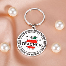 Load image into Gallery viewer, Teacher Gifts for Women Men Thank You Gifts Teacher Appreciation Keychain for Teacher’s Day End of Year Graduation Back to School for Teacher from Students Daycare Preschool Teachers Retirement Gifts
