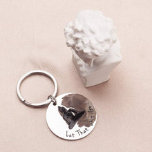 Load image into Gallery viewer, Inspirational Gift Keychain for Him Her Teenager Boys Girls Son Daughter from Mom Dad- Budha Yoga Quote Relax Sign-Best Friend Gifts for Men Women Funny Relax Sign-Let That Go
