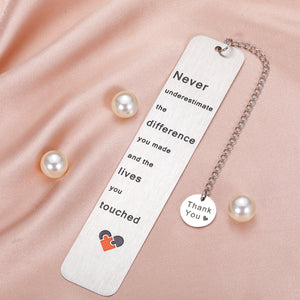 Happy Retirement Gifts for Women Coworker Leaving Gifts Bookmark for Office Colleague Boss Thank You Teacher Appreciation Coach Nurse Going Away Goodbye Leader Friends Inspirational Work Retired Gift
