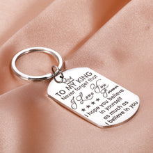 Load image into Gallery viewer, Valentines Day Gift for Him Husband Boyfriend Anniversary Keychain Gifts for Hubby Groom from Wife Bride Girlfriend I Love You Gifts for Birthday Wedding Engagement Love Gift for Fathers Day Christmas
