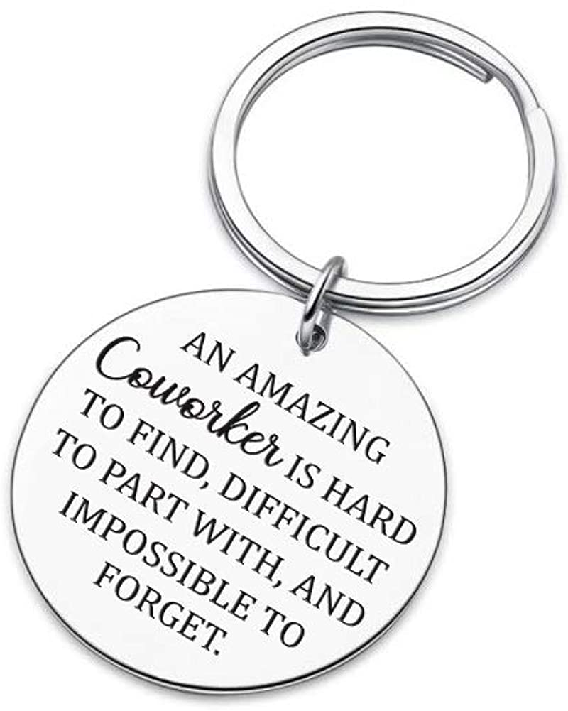 Tritiara Coworker Leaving Gift for Men Women Keychain-Going Away Gifts New Job Keychain Funny Goodbye Thank You for Employees Boss Colleague -Retirement Farewell Keyring