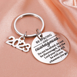 2023 Graduation Gifts Keychain Bible Verse Christian Gifts for High School College Students Inspirational Religious Gifts for Boys Girls Senior Grad Gifts for Nurse Master PhD Son Daughter Christmas