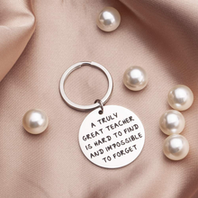 Load image into Gallery viewer, Coach Keychain Sports Gifts for Men Woman Boys Football Basketball Baseball Swimming Soccer a Great Coach is Hard to Find and Impossible to Forget Birthday Match Cheer Key Ring
