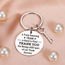Load image into Gallery viewer, Team Gifts Coworker Employee Appreciation Gifts for Women Men Office Staff Thank You Gifts Keychain for Boss Leader Colleagues Farewell Going Away Nurses Teacher Coach Retirement Birthday Work Gifts
