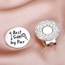 Load image into Gallery viewer, Golf Ball Marker Gifts for Son Birthday Christmas Gifts to My Son Golf Gifts for Men Golfer Teenage Boys from Mom Dad Funny Valentines Graduation Back to School Gifts for Him Kids Magnetic Hat Clip
