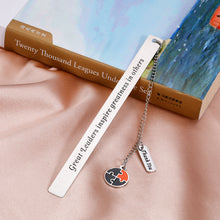 Load image into Gallery viewer, Great Leaders Gift for Boss Supervisor Mentor Bosses Day Bookmark Gifts for Women Men Boss Lady PM Coworker Leaving Farewell Retirement Promotion Thank You Appreciation Leadership New Job Holiday Gift
