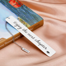Load image into Gallery viewer, Inspirational Bookmark with Chain 2022 Christmas Graduation Gifts for Boy Girl Book Lovers Retirement Birthday Promotion Coworker Leaving Gifts for Women Men Boss Anniversary Wedding New Dad Mom Gifts
