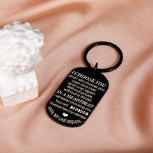 Load image into Gallery viewer, Gift for Boyfriend Husband Valentines Day I Love You Gifts for Him Her Romantic Anniversary Birthday Gifts for Hubby Wife Girlfriend Wedding Engagement Fiance Bride Groom Gift Christmas Couple Keyring
