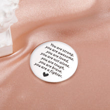Load image into Gallery viewer, Get Well Soon Gifts for Women Men Pocket Hug Cancer Survivor Fighter After Surgery Breast Cancer Inspirational Gifts for Friends Sobriety Recovery Coworker Leaving Appreciation Birthday Double-Sided

