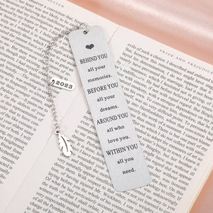 Class of 2023 Graduation Gifts Bookmark for Grads Seniors Inspirational Gifts for Women Men High School College Boys Girls Graduation Gifts for Nurse Master Medical Student Back to School Son Daughter