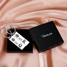 Load image into Gallery viewer, Valentines Day Gifts for Him Boyfriend Girlfriend His and Her Matching Keychain for Couples Husband Wife Anniversary Wedding Birthday Gift for Bride Groom Newlywed Engagement Christmas Fiance Men Gift
