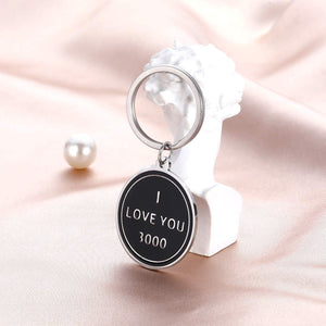 I Love You 3000 Christmas Stocking Stuffer Gift Keychain for Daughter Son Dad Mom Boyfriend Girlfriend Anniversary Husband Wife Couple Birthday for Her Him Women Men Valentine's Day