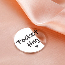 Load image into Gallery viewer, Pocket Hug Token Inspirational Gifts for Men Women Birthday Stocking Stuffers for Teen Boys Girls Christmas Long Distance Gifts for Friends Bestie Going Away Graduation Gifts for Him Her Son Daughter
