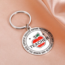 Load image into Gallery viewer, Teacher Gifts for Women Men Thank You Gifts Teacher Appreciation Keychain for Teacher’s Day End of Year Graduation Back to School for Teacher from Students Daycare Preschool Teachers Retirement Gifts
