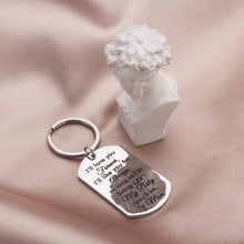 Load image into Gallery viewer, Daughter Son Gifts Keychain to from Mom Dad- Birthday Christmas Day Present Encouragement Keyring to Teen Girls- I Will Love You Forever -Family Pendant Charm Mothers Day Wedding
