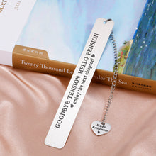 Load image into Gallery viewer, Retirement Gifts for Women Men Goodbye Tension Hello Pension Happy Retirement Bookmark for Coworker Boss Leader Teacher Nurse Thank You Appreciation Farewell Retired Friends Birthday Christmas Gifts
