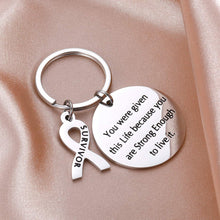Load image into Gallery viewer, Inspirationalg Graduation Keychain Gifts for Women Motivational Key ChainYou Were Given This Life Back to School Gifts for Son Daughter Girls Boys Class Of 2021
