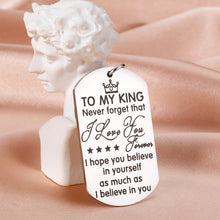 Load image into Gallery viewer, Valentines Day Gift for Him Husband Boyfriend Anniversary Keychain Gifts for Hubby Groom from Wife Bride Girlfriend I Love You Gifts for Birthday Wedding Engagement Love Gift for Fathers Day Christmas
