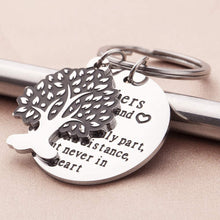 Load image into Gallery viewer, Tritiara Dad Chrismas Gifts Keychain from Son Fathers Day Gifts for Daddy Papa Thank You Gifts Fathers and Son -Never Truly Part Dad Son Birthday Gifts for Men Dad Grandfather Birthday Christmas
