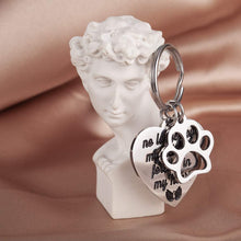 Load image into Gallery viewer, Tritiara Pet Memorial Gift Keychain for Dogs Cats Personalized -Loss of Pet Sympathy DIY Crafts Keepsake -No Longer by My Side Forever in My Heart Cat Remembrance Jewelry Keyrings
