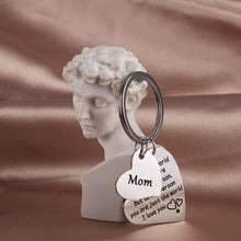 Load image into Gallery viewer, Tritiara Mothers Day Mom Keychain Gift from Daughter Son Wife for Birthday Stepmom Pendant -Christmas Gifts Mom, Mom to The World You are One Person But to Me You are The World Love Son
