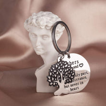 Load image into Gallery viewer, Tritiara Dad Chrismas Gifts Keychain from Son Fathers Day Gifts for Daddy Papa Thank You Gifts Fathers and Son -Never Truly Part Dad Son Birthday Gifts for Men Dad Grandfather Birthday Christmas
